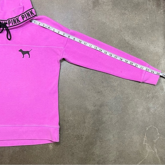 Victoria Secret PINK Cowl Neck Logo Sweatshirt Y2K - Picture 6 of 8